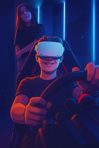 Podgląd atrakcji VR Wyścigi w centrum Krakowa