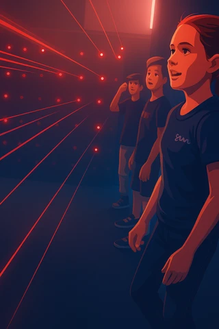 Podgląd Sali Laserowej w centrum Krakowa